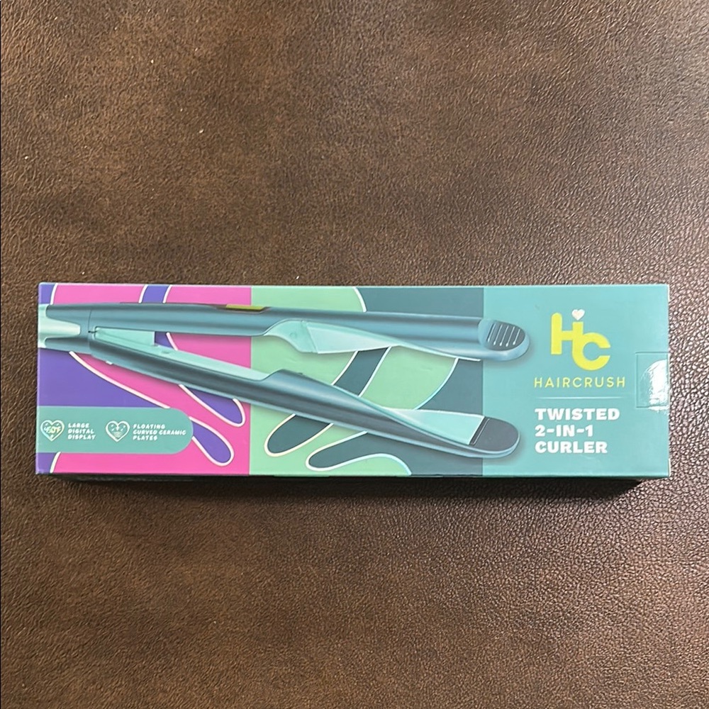 Twisted 2-in-1 Curler - Turquoise